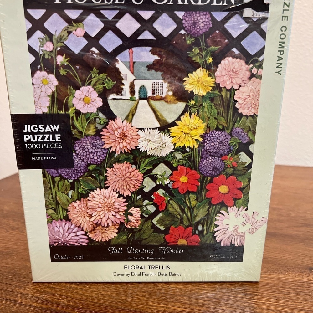 House & Garden 1000 Piece Puzzle – Floral Trellis (Sealed)